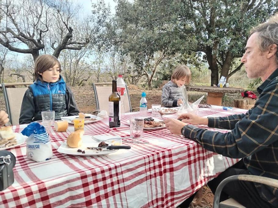 Mas De Paco, Chimenea, Barbacoa Y Piscina Villa Vall dʼAlba Buitenkant foto